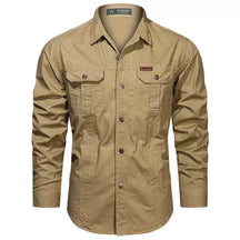 Camisa Masculina Manga Longa Militar