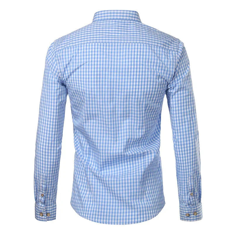 Camisa Social Masculina Manga Longa