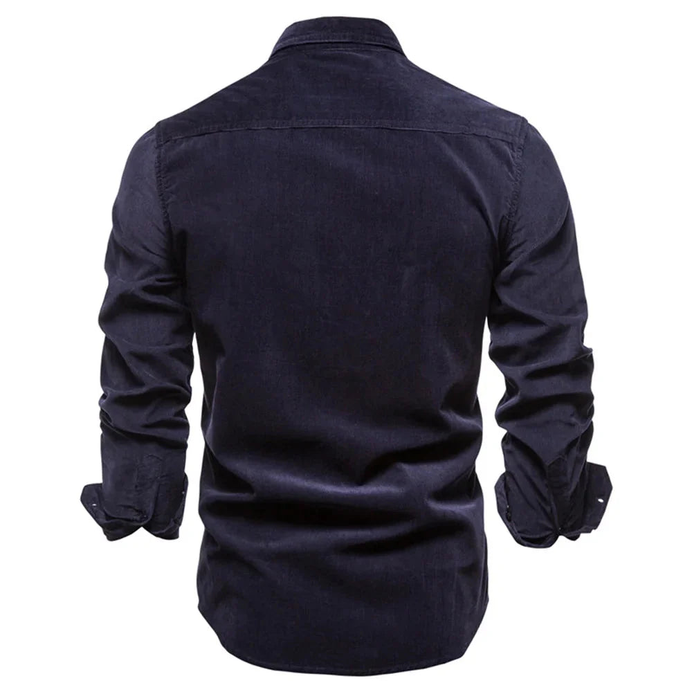 Camisa Masculina Manga Longa Casual