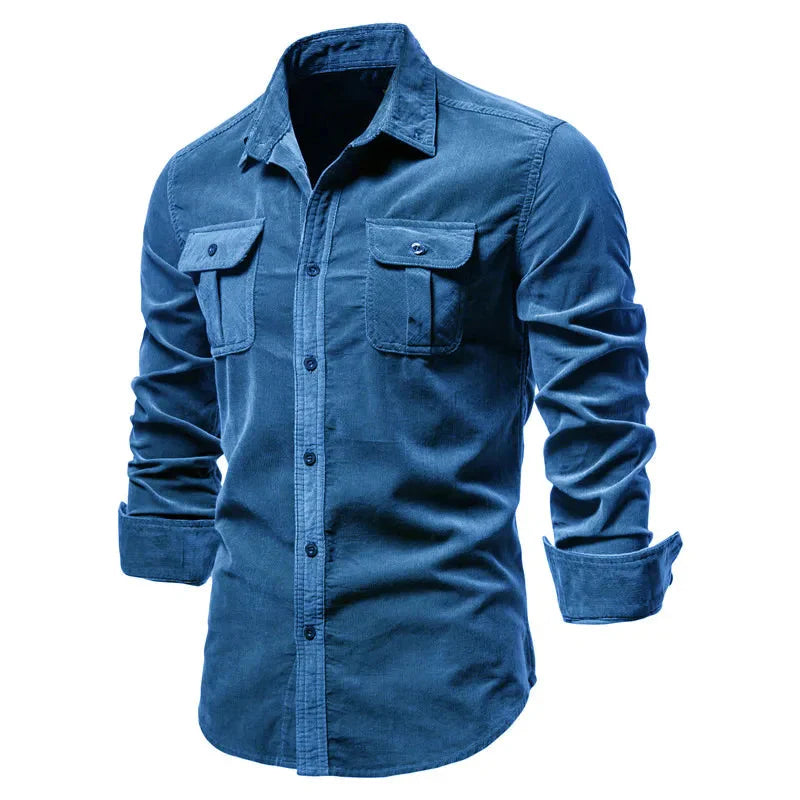 Camisa Masculina Manga Longa Casual